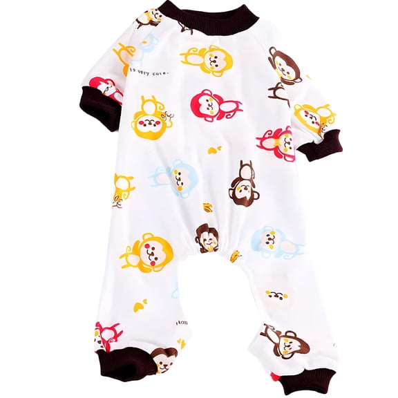TELOLY Dog Pajamas for Small Dogs, Chihuahua Pajamas, Cute Warm Tiny Dog Clothes Outfit, Extra Small Puppy Pjs