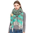 thumbnail image 4 of Winter Chunky Knit Scarf Warm Thick Wrap Pattern Long for Men and Women for Outdoors, 4 of 8