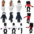 thumbnail image 3 of Skibidi Toilet Plush, 11" Speakerman Bosses Plushies Toys Skibidi Toilet Head Plushies Toys for Fans and Friends Beautifully Stuffed Animals Doll Gifts (8pcs), 3 of 7