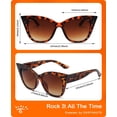 thumbnail image 4 of Gafas de Sol EASYHAUTE Ojo de Gato Retro para Mujer con Protección UV400, 4 of 6
