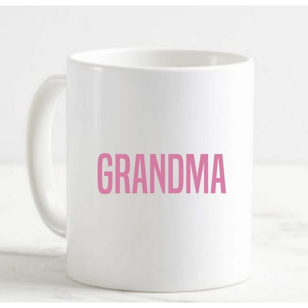 

Coffee Mug Grandma Breast Cancer Awareness Love Pink Ribbon Cure Walk White Cup Funny Gifts for work office him her