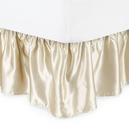 Satin Ruffle - Harmony Lane Satin Ruffled Bed Skirt