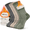 D-Green/Black/Brown, variant on KOITHOT 3 Pack Merino Wool Socks for Men & Women, Thermal Boot Warm Hiking Socks