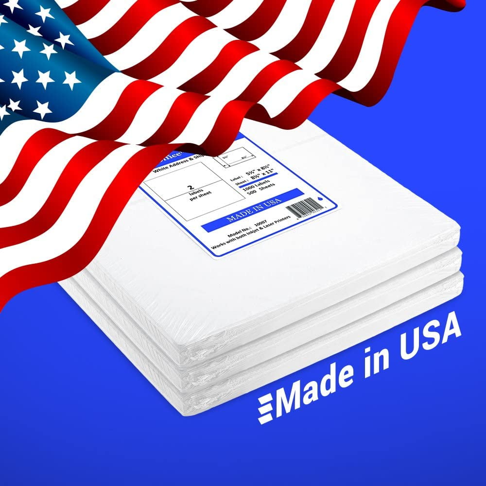Wing Pro Office Premium 200 CD/DVD Labels Matte Memorex Core Compatible Labels for Laser Printers and Ink Jet Printers, White, Made in USA, Pack of 100