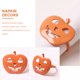 thumbnail image 5 of 12 anillos de servilleta con forma de calabaza de Halloween para restaurante y hotel., 5 of 5