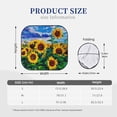 thumbnail image 2 of Kdxio Landscape With Sunflowers Print 2-Piece Sun Shade Front Windshield - Foldable Car Front Window Sunshades For Most Sedans Suv Truck, 2 of 6