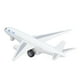 thumbnail image 4 of Airplane Toy, Pull Back Sturdy Durable Premium Alloy High Simulation Music Light Toy Plane  For Office For Shelf For Desktop ANGGREK 777 Blanco, 4 of 8