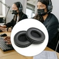 thumbnail image 6 of 1 Pair Soft Ear Pads Earmuffs for Headphones Comfortable Headset Cushion Replacement Sponge Earphone Cover Earmuffs, 6 of 8