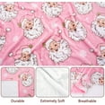 thumbnail image 4 of Santa Claus Christmas Throw Blanket 50x60 Inches - Soft, Lightweight, and Cozy Plush Blanket for Festive Holiday Decor, Perfect Xmas Gift, 4 of 6
