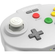 Retro-Bit Tribute 64 Wireless Controller for Nintendo 64, Switch Online, PC, MacOS, RetroPie, Raspberry Pi and Other USB Devices - Classic Gray