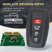 Smart Key Proximity Remote Fob for Toyota Prius Prime 2021 2022 HYQ14FLA - 3450
