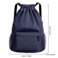 thumbnail image 3 of Mochila casual unisex Correa ajustable Bolsa de gimnasio Multibolsillos Mochilas de viaje, 3 of 3