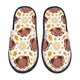 thumbnail image 1 of Fotbe Fall Turkey Pantuflas Peludas para Mujer con Estampado, Zapatillas de Peluche, Zapatos de Invierno para Casa, Uso Interior y Exterior-Large, 1 of 8