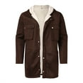 thumbnail image 3 of Vedolay Men's Jacket 2023 Blazer Cardigan Suit Male Fall Clothes Clothes Coffee,M, 3 of 4