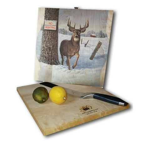 

WGI-GALLERY No Hunting 12 x 12 Cutting Board
