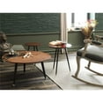 thumbnail image 2 of Enza Home Gong Wood & Metal Side Coffee Table in Brown/Black, 2 of 2
