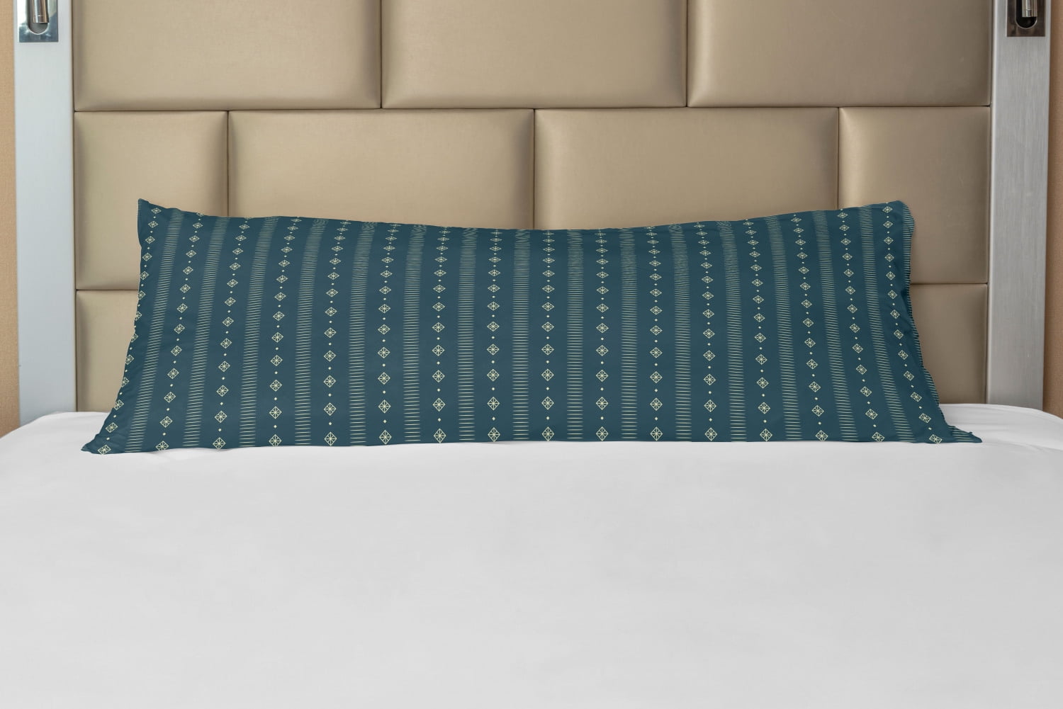 Teal and Yellow Body Pillow Case Cover with Zipper ... Teal and Yellow Body Pillow Case Cover with Zipper ...