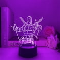 thumbnail image 4 of Luz nocturna LED 3D Deadpool que cambia de color para niños, 4 of 5