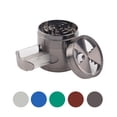 thumbnail image 4 of Hierba gruesa sal de té de hojas grinder 4 capas de pimienta de vanilla trituradora de espía de especias herramienta de filtro de molienda con recolección de bandejas gadget gris tholdsy HA011039-02, 4 of 6