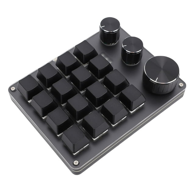 Clavier Personnalisé Clavier Macro Programmable 16 Touches Filaire Petit Clavier Mécanique de Jeu pour Copie Collage Graphique PS
