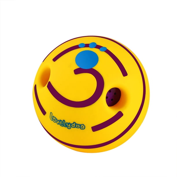 Pelota rodante con sonido para perros, pelota para darse placer a sí mismo, pelota que ríe, rechina los dientes para aliviar el aburrimiento, pelota resistente a las mordeduras, pelota con sonido