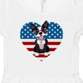 thumbnail image 4 of Inktastic Boston Terrier Dog US Flag July 4th Girls Baby Dress, 4 of 5