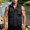 Black, variant on Outdoor Stand Collar Cargo Utility Vest Men Multi Zip Flap Pockets Wind Resistant Sleeveless Jacket for Fishing Travel Hunting Daily Street Fashion Looks Khaki M