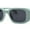 Mint Green Black, variant on Womens Dimensional Geometric Diamond Cut Mod Rectangle Sunglasses All Black