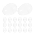 thumbnail image 3 of 20 Huevos de Pascua Transparentes para Rellenar, Decoraciones Interactivas Y Ligeras de Cáscara de Huevo para Cestas de Pascua Y ., 3 of 9