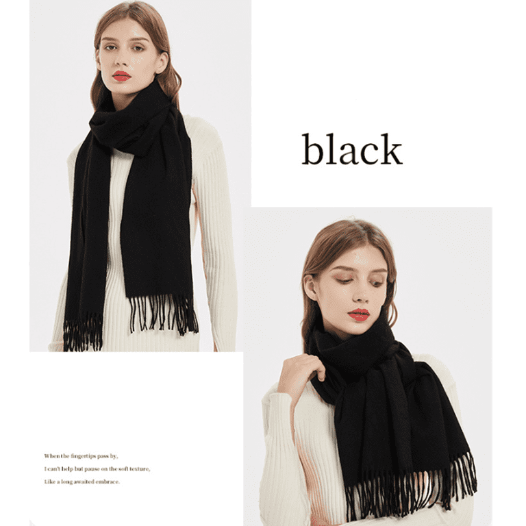 100% wool Hat/Scarf set Wool Hat Scarf Set Gray Scarf Knit Loop Scarf for Women Hat  main image 4