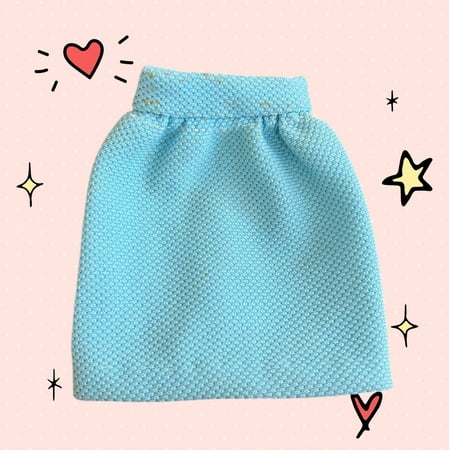 Lol Surprise doll OMG Bartz Tall Fashionista Light Sky Blue Midi Mini Aqua Skirt