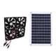 thumbnail image 2 of Ouitble Kit de Ventilador con energía Solar, Kit de Ventilador con energía Solar Panel de Silicona monocristalina Impermeable de 50 W con Ventilador de Escape de 4 Piezas de 12 cm y 10 W, 2 of 8