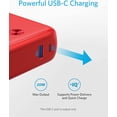 thumbnail image 4 of Anker PowerCore Fusion 10000, 20W Portable USB-C Wall Charger 10000mAh 2-in-1 with Power Delivery, Red, 4 of 7