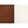 thumbnail image 3 of Sunset Trading Andrew 42" Round Extending Dropleaf Pub Table White/Chestnut Wood, 3 of 5