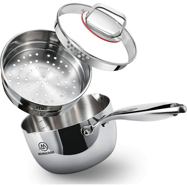Stainless steel saucepan, sauce pan, cooking pots, TriPly full body