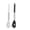 BLACK-WHITE, variant on Pack of 2 Silicone Pasta Fork, Kitchen Heat Resistant Noodle Spoon Server, BPA Free Spaghetti Strainer, Best Cooking Tools (GRAY-BLUE)