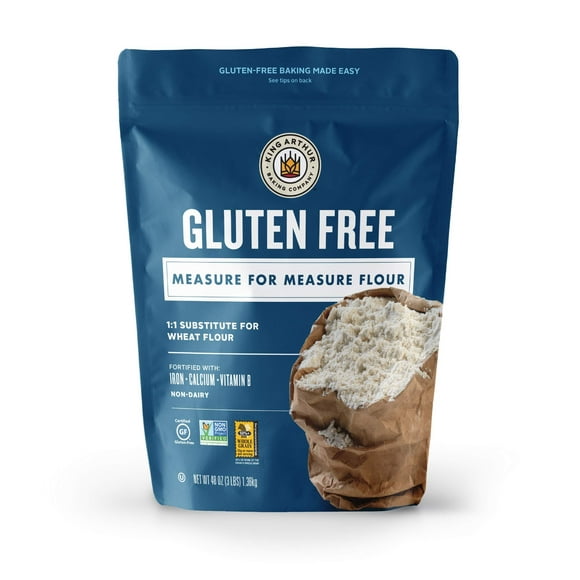 King Arthur, Measure for Measure Flour, Certified Gluten-Free, Non-GMO Project Verified, Certified Kosher, 3 Pounds 3 Pound (Pack of 1)