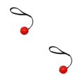 thumbnail image 1 of Billuyoard Pelota de juguete Cuerda Morder Entrenamiento Breaker Alivio del estrés Al aire libre Interactivo Fetch Elasticity Props Gifts Dog Pet 6cm rojo 2Conjunto, 1 of 6