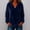 Navy, variant on IUYRTFE Women's Velour Hoodie Drawstring Kangaroo Pocket Long Sleeve Solid Color Casual Pullover Top