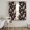 Black, Coral, Moss, Charcoal, variant on Floral Vines Sheer Curtains 72 Inch Length 2 Panels Set, Rustic Pink Flowers Leaves Botanical Black Voile Window Treatment Rod Pocket Curtains Sheers Drapes for Bedroom/Living Room/Kitchen 52"x72"x2