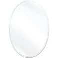 thumbnail image 6 of 20 x 28 Inch Frameless Oval Bathroom Mirror for Vanity, Beveled Edge White Wall Mirror with Pure Silver Backing, Beautiful and Simple Looking, 6 of 7