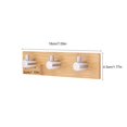thumbnail image 3 of Craft Cart, Rolling Cart, 3 Tier Rolling Cart with Wheels, Shelf, Bathroom Cart, Storage Pages, Rolling Rack, White, 3 of 5