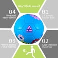 thumbnail image 4 of Balón de Fútbol Vizari Blossom azul y rosa Tamaño 5, 4 of 5