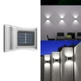thumbnail image 1 of Xihbxyly Lámpara Solar de Jardín, Moderna Lámpara de Pared Impermeable, Iluminación Suave y Artística, Fácil Instalación, Ideal para Patios, Porches, Balcones y Espacios Exteriores Elegantes., 1 of 7