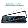 thumbnail image 2 of pitrice Mobile Phone Screen Protective Cover Cell Phone Screen Tempered Glass Protector Film for iPhone 12 Pro Max, 2 of 8
