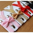 thumbnail image 3 of Accessoires de Mariage Multicolores Impressionnants Nœud Papillon Réglable et Bretelles, 3 of 4