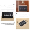 thumbnail image 4 of MasteelfCA 8pcs Chalkboards Hanging Signs Wood Blackboard Plaque Double Side Message Boards, 4 of 7