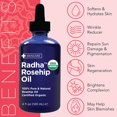 thumbnail image 3 of Radha Beauty Aceite de Rosa Mosqueta Org&aacute;nico 100% Puro, 120 ml, 3 of 7