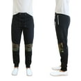 thumbnail image 3 of Mens Fleece Jogger Pants with Contrast Trim, 3 of 5