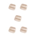 thumbnail image 1 of Transemion Plat à Épices en Paille Assiette Carrée Divisée Assiette à Sauces Assiette à Collations Plateaux de Rangement Soucoupe Récipient Alimentaire pour Raviolis beige 5Ensemble, 1 of 6